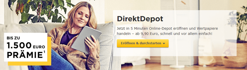 Das DirektDepot der Commerzbank