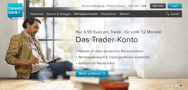 consorsbank wertpapierdepot test