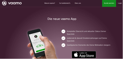 Das Mobile Angebot bei Vaamo
