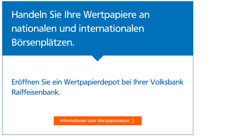 Börsenplätte Volksbank