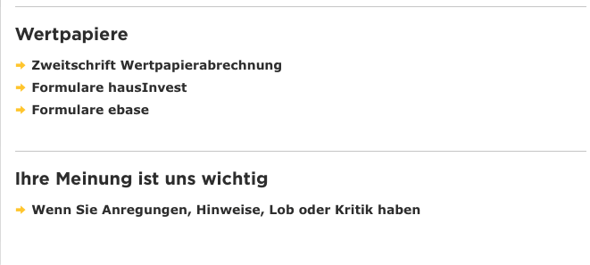 Commerzbank Formulare