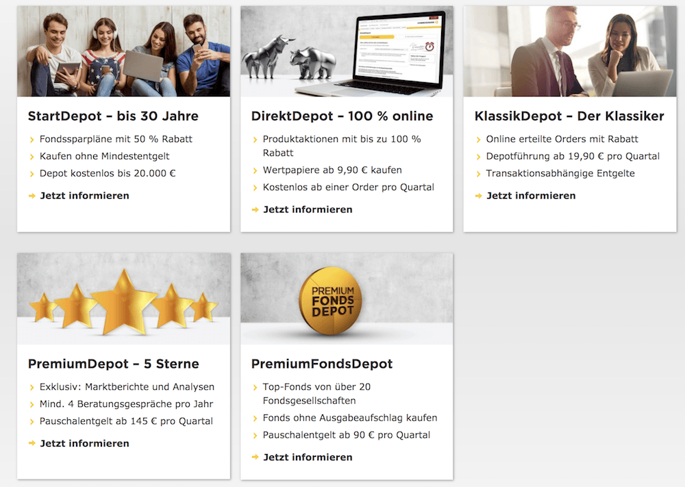 Commerzbank Depotwechsel Commerzbank Depotkosten