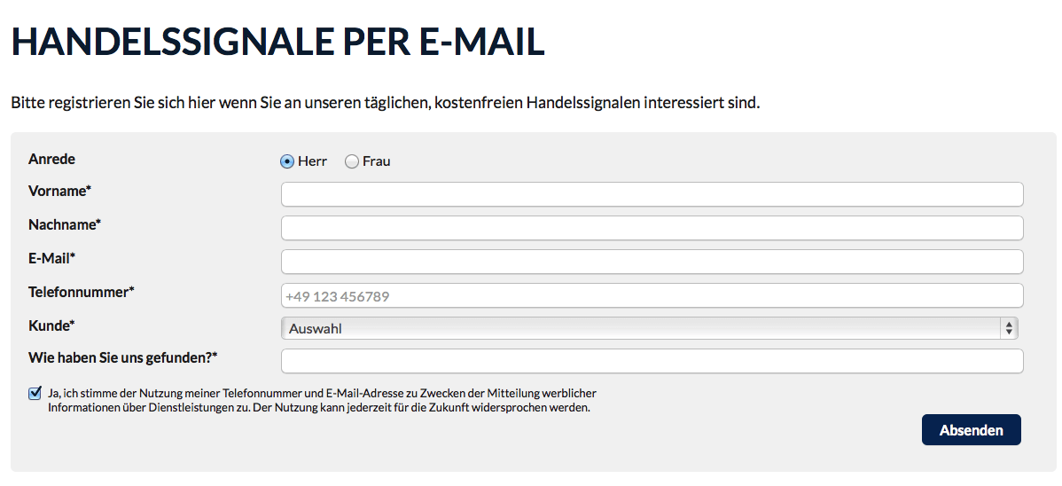 Kostenlose Captrader Handelssignale können eine gute Hilfe sein