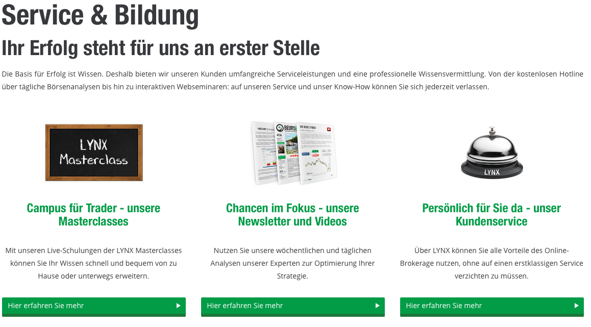 Lynx Bildung