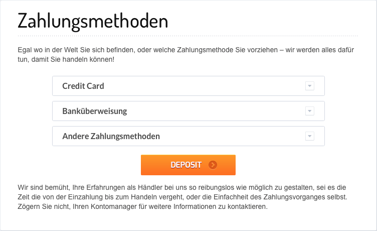Zahlungen ZoomTrader