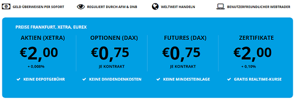 Die Konditionen von DEGIRO überzeugen