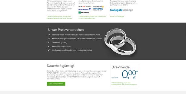 Die Vorteile der Aktionärsbank