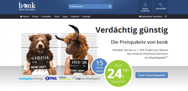 Prepaid- und Paketangebote machen benk attraktiv. 