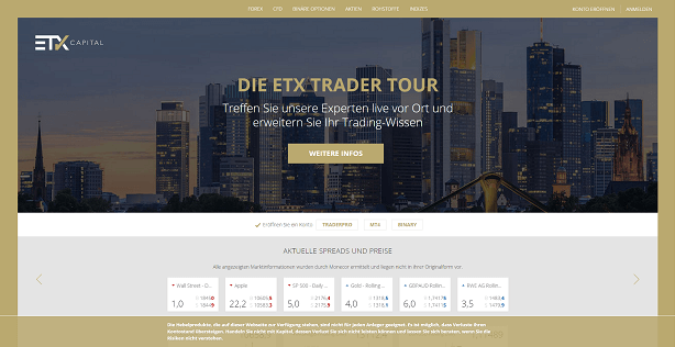 ETX Capital binäre Optionen Erfahrungen