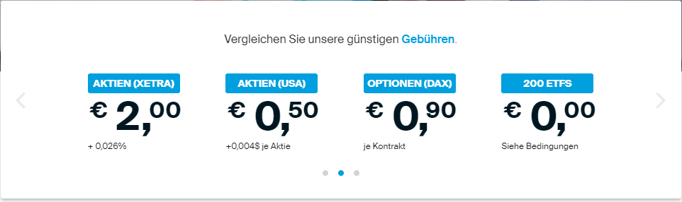 Die Handelsgebühren des Online-Brokers DEGIRO auf einen Blick