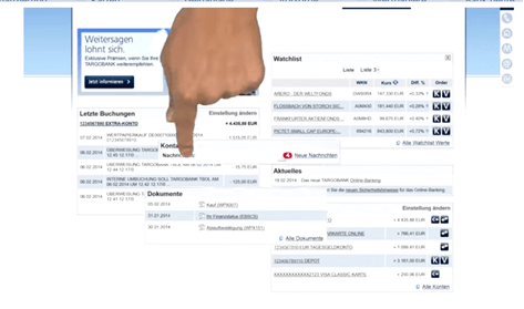 Das Online-Banking bei der TARGOBANK