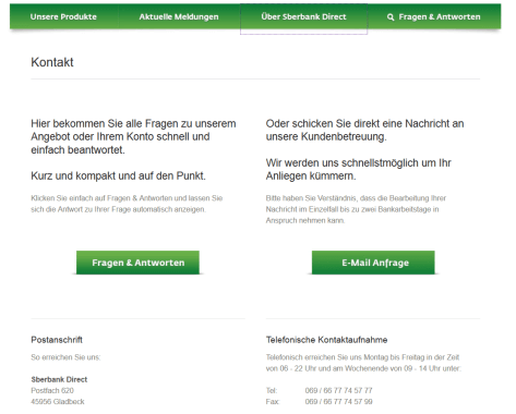 Der Kundensupport ist gut erreichbar