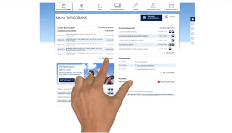 Das Online-Banking bei der TARGOBANK