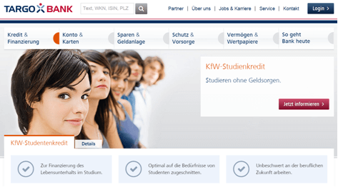 Das Kreditangebot bei der TARGOBANK