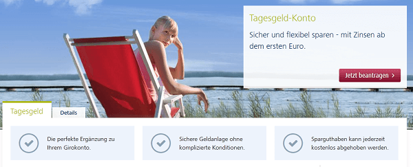 Das Tagesgeldkonto der Targobank