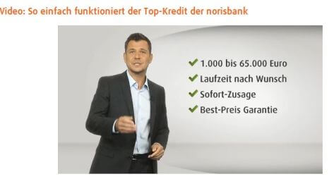 Video zum norisbank Top-Kredit