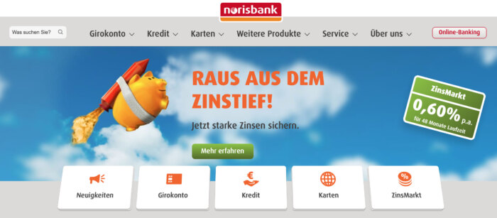 norisbank Tagesgeld Zinskonto