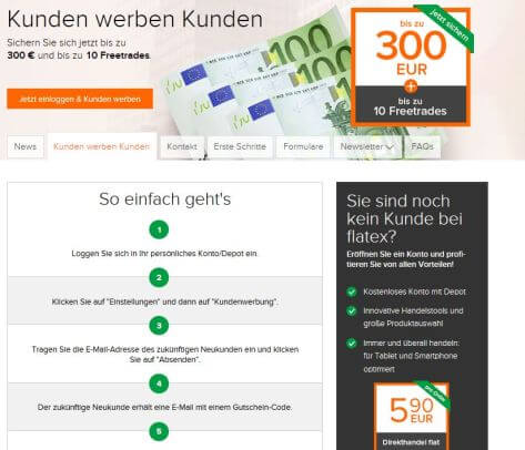 Kundenwerbung wird fürstlich belohnt