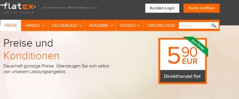 Flatrates ab 5,90 Euro für Handel