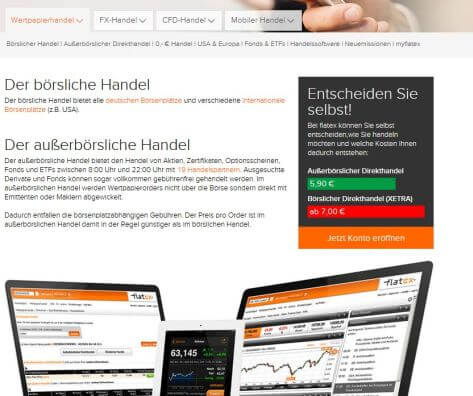 Für jeden Trading-Typ das Passende bei flatex