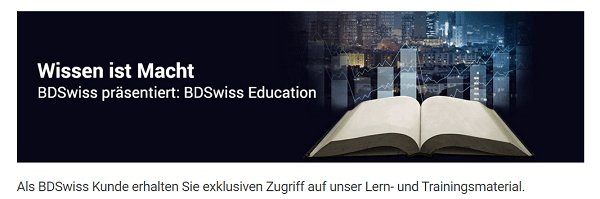 BDSwiss Forex Bildung