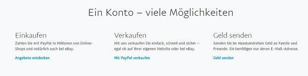 PayPal: einkaufen und verkaufen