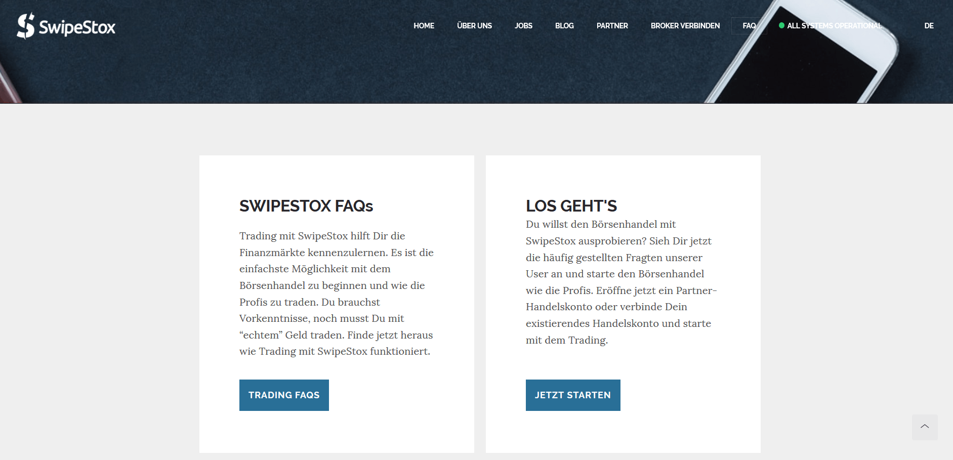 Die FAQ von SwipeStox