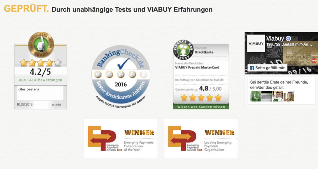 VIABUY: In unabhängigen Tests geprüft.