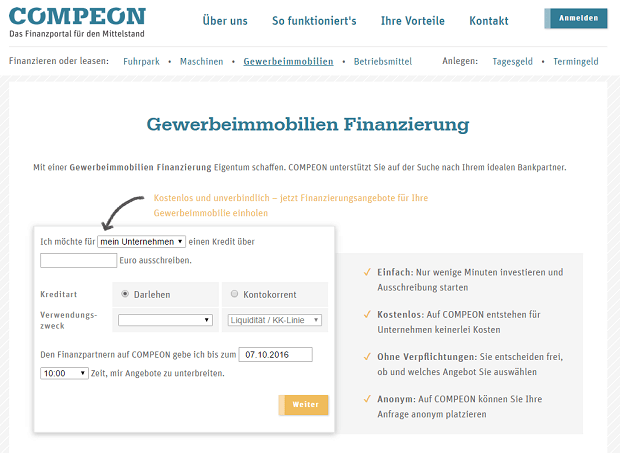 COMPEON Finanzierung