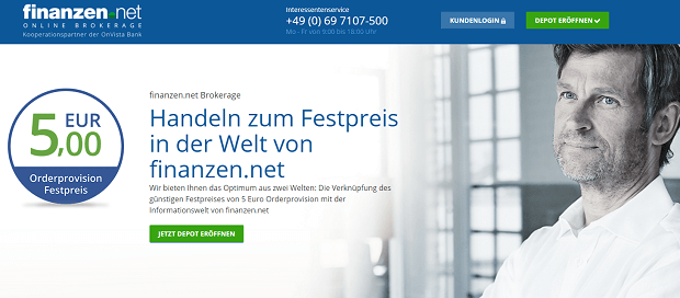 Finanzen.net Homepage