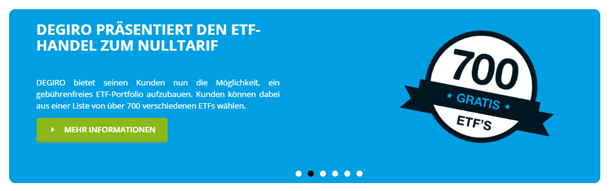 ETF-Handel zum Nulltarif bei DEGIRO