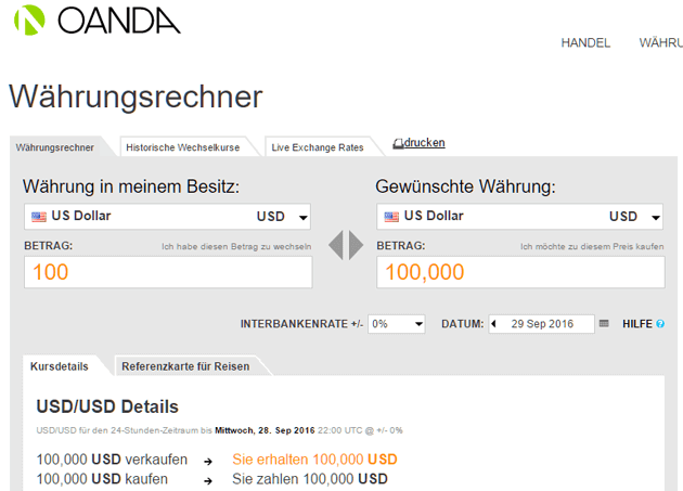 Oanda Wa!   hrungsrechner Einfach Und Schnell Wahrungen Umrechnen - 