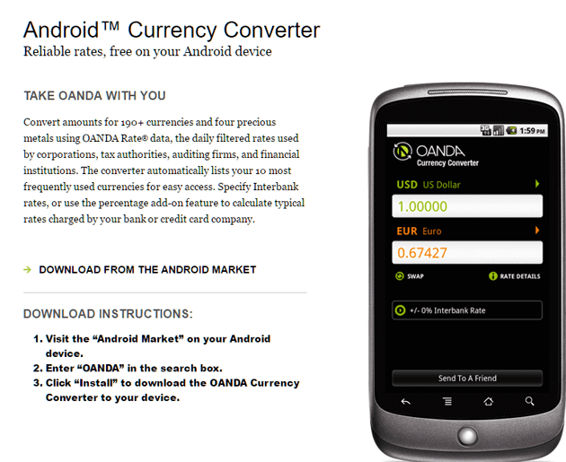 Android App OANDA