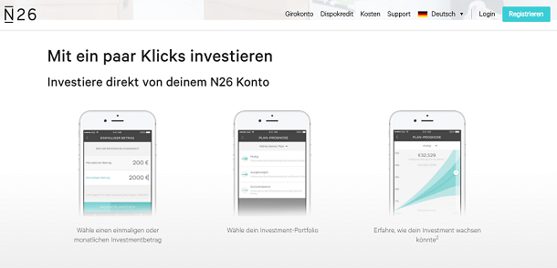 N26 Invest App