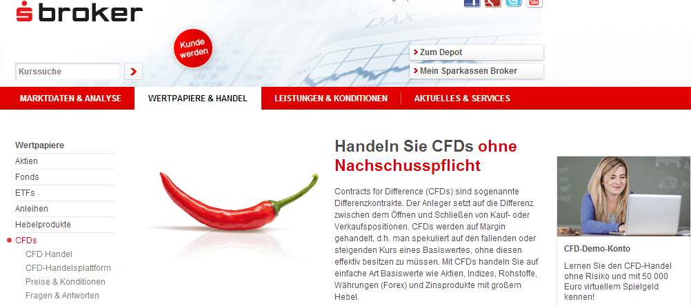 s broker cfd handel