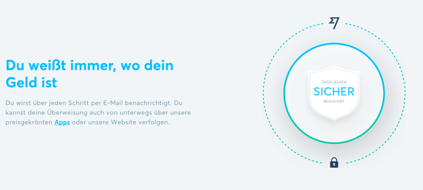 TransferWise Sicherheit