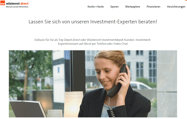 Wüstenrot Investmentdepot Kontakt