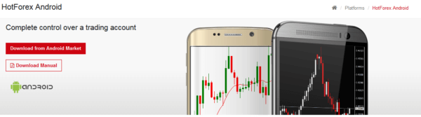 HotForex mobile Trading