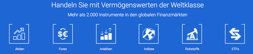 Trade.com Vermögenswerte