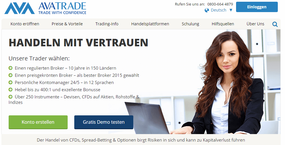 AvaTrade Demokonto