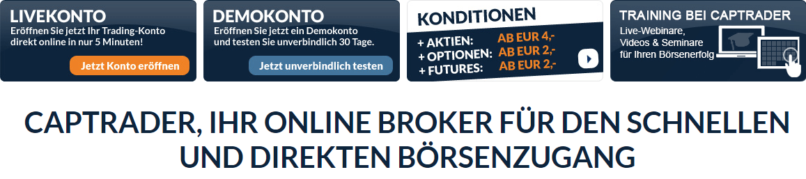 CapTrader Ordergebühren