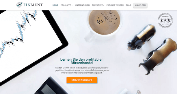 FinMent website
