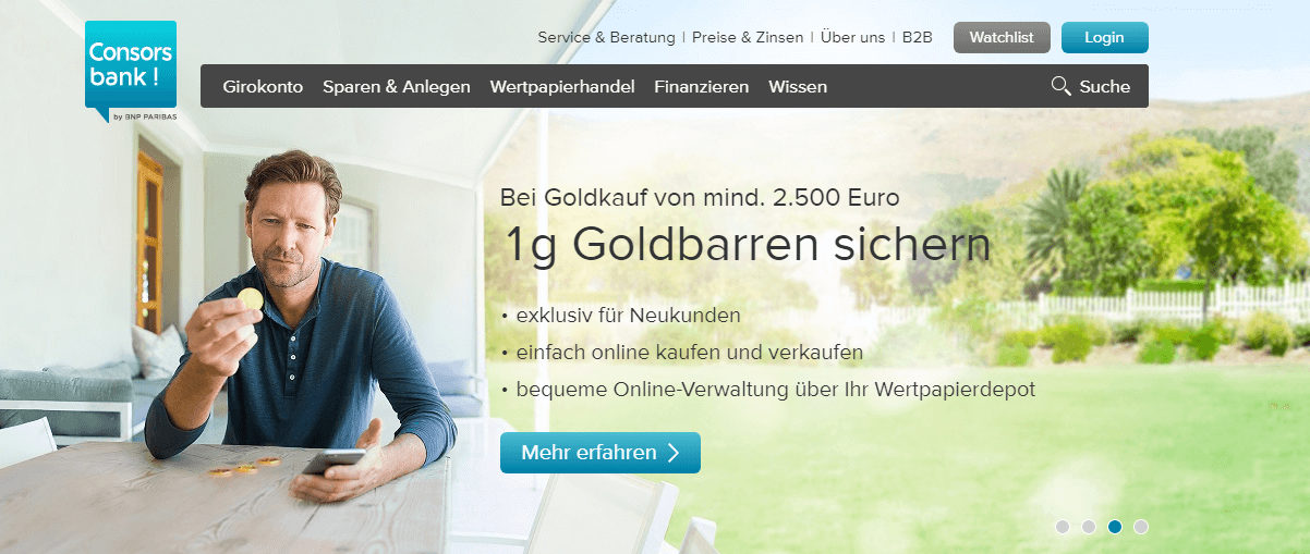 consorsbank 1 gramm gold bonus