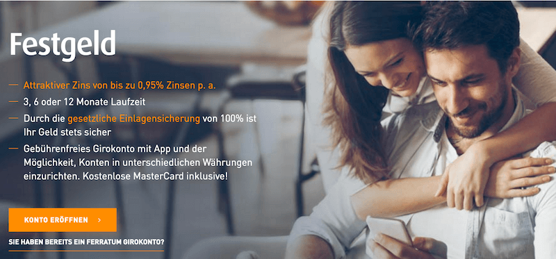 Ferratum Bank Sparen