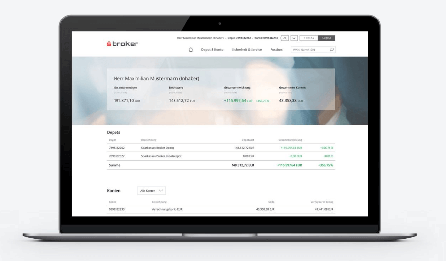 s broker trading plattform