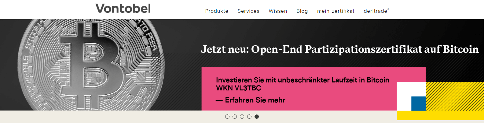 Entwickelt wurde das Bitcoin Wertpapier zusammen von flatex und Vontobel.