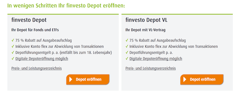 finvesto Depots