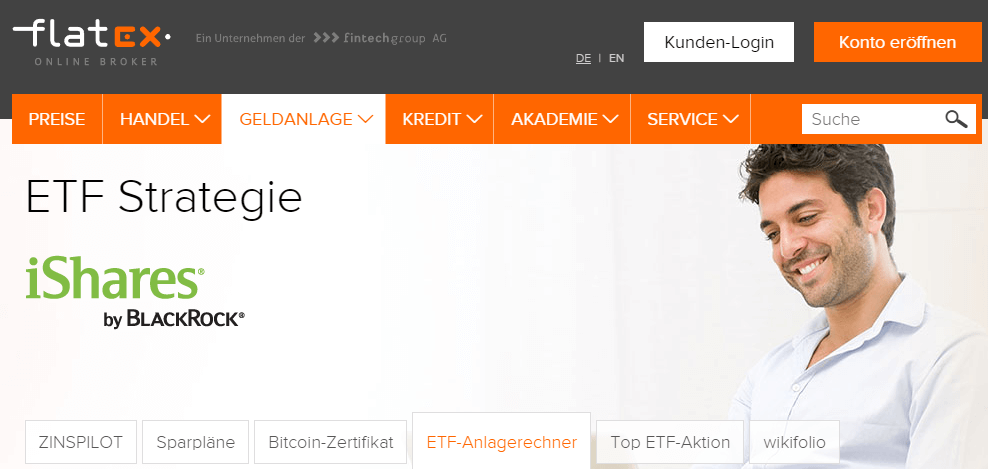 Ab sofort bei flatex iShares ETFs kostenlos kaufen.