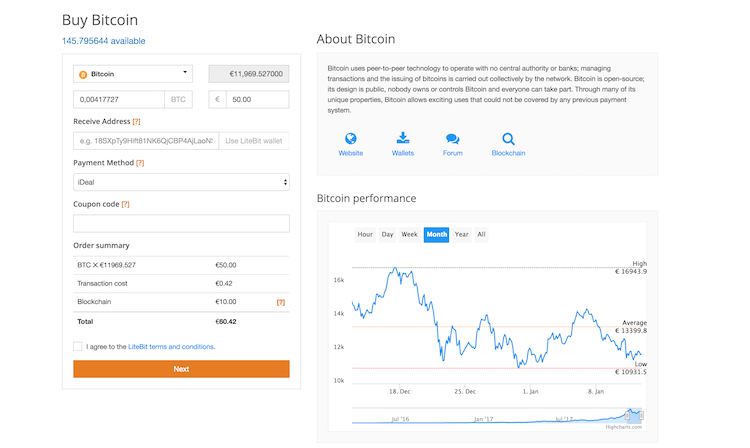 LiteBit.eu Kryptowährungen kaufen