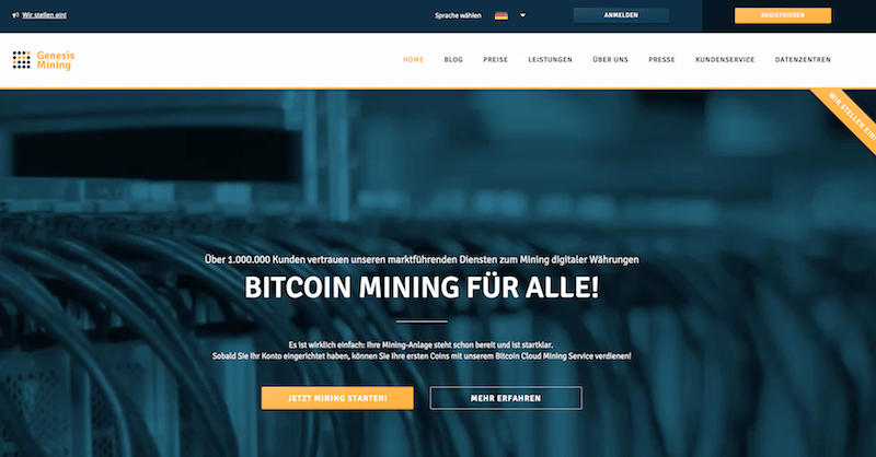 Genesis Mining Testsieger